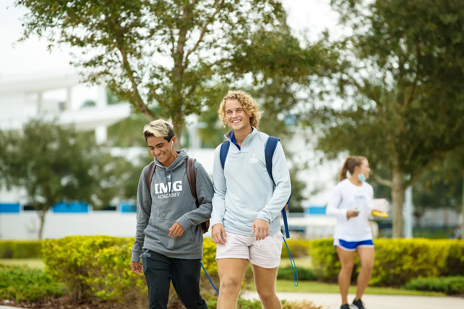 IMG Academy students walking on campus